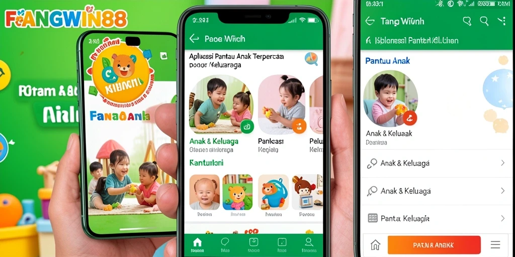 Tampilan antarmuka FANGWIN88 yang ramah untuk Pantau Anak.