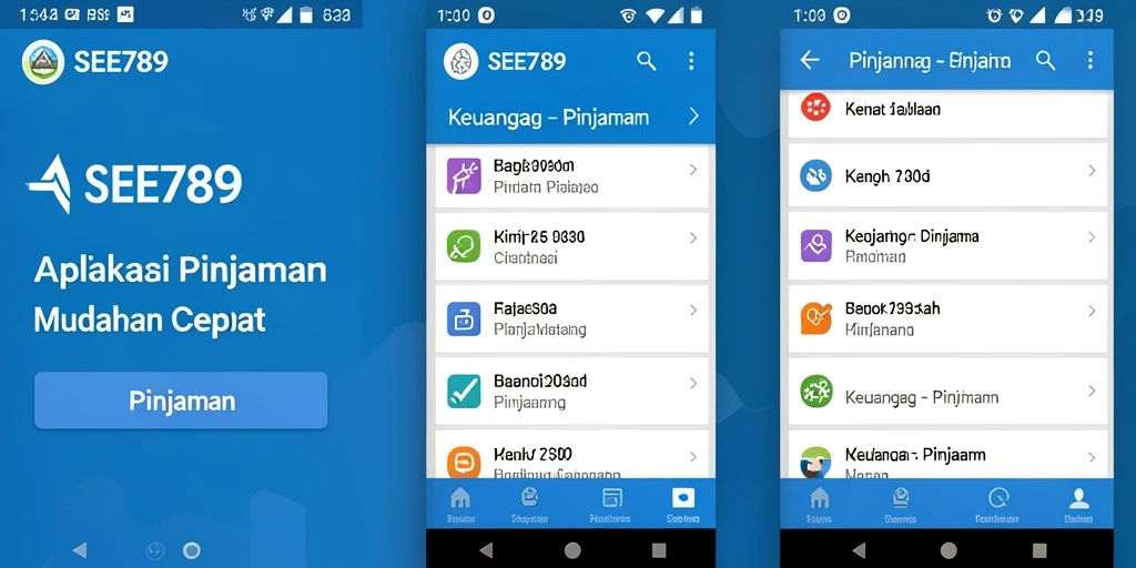 Antarmuka aplikasi SEE789 yang sederhana dan mudah digunakan.
