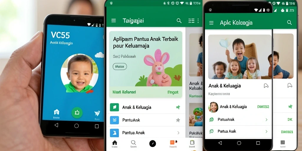 Antarmuka VC55 yang ramah pengguna untuk pemantauan anak.